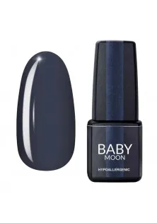 Гель-лак темно-сірий емаль Baby Moon Midnight №09, 6 ml за ціною 79₴  у категорії Гель-лаки для нігтів Країна виробництва Польща