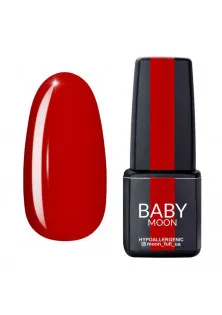 Гель-лак класичний червоний емаль Baby Moon Red Chic №06, 6 ml за ціною 79₴  у категорії Baby Moon Призначення Фарбування