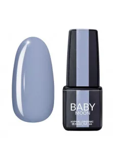 Гель-лак сіро-блакитний з ліловим відтінком емаль Baby Moon Cold Ocean №18, 6 ml за ціною 79₴  у категорії Baby Moon Призначення Фарбування