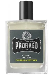 Одеколон для мужчин Cypress & Vetyver Cologne по цене 700₴  в категории Proraso