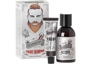 Купить  Шампунь камуфлирующий для головы, бороды и усов Color Shampoo 5N Light Brown выгодная цена