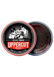 Купить Uppercut Deluxe Помада сильной фиксации для стайлинга волос Pomade Barber Tin выгодная цена