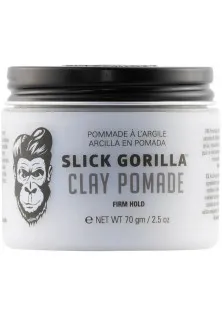 Глина для укладання волосся Clay Pomade за ціною 560₴  у категорії Slick Gorilla Ефект для волосся Стайлінг