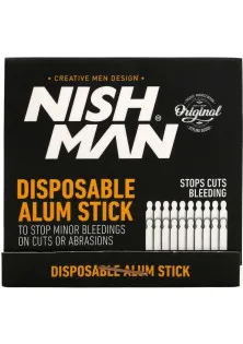 Кровоспинні сірники Disposable Alum Stick за ціною 40₴  у категорії Чоловіча косметика для гоління Бренд Nishman