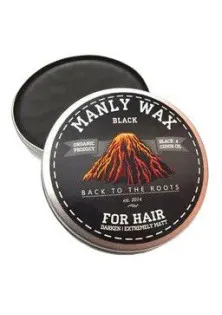 Купить Manly club Воск для волос с затемнением Wax Black выгодная цена