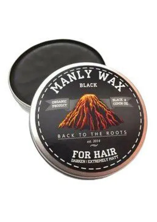 Віск для волосся із затемненням Wax Black - фото 1