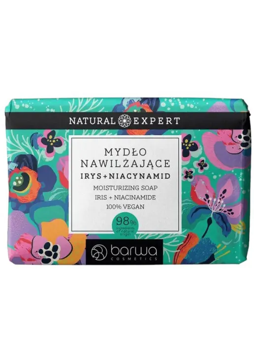 Зволожуюче мило Ірис та ніацинамід Moisturizing Soap Irys + Niacynamid - фото 1