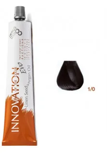 Краска для волос черная Innovation Evo 1/0 по цене 375₴  в категории Средства для окрашивания волос Страна ТМ Италия
