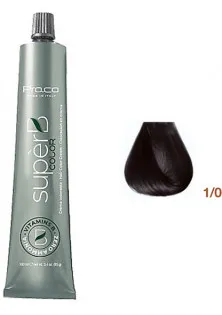 Безаміачна фарба для волосся Super B Hair Color Cream 1/0 за ціною 250₴  у категорії Фарба для волосся