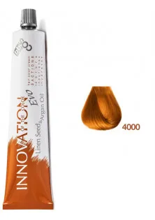 Фарба для волосся мідний золотистий Innovation Evo 4000 за ціною 375₴  у категорії Засоби для фарбування волосся Серiя Innovation Evo