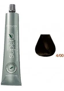 Безаммиачная краска для волос Super B Hair Color Cream 4/00 в Украине