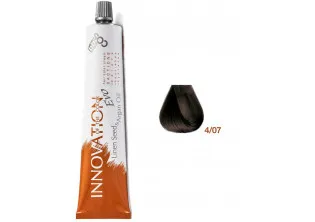 Фарба для волосся каштановий натуральний табачний Innovation Evo 4/07 за ціною 375₴  у категорії Переглянуті товари