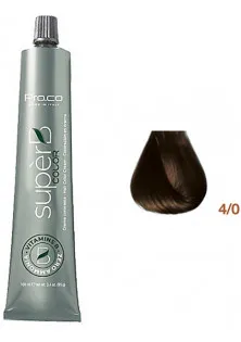 Безаммиачная краска для волос Super B Hair Color Cream 4/0 по цене 250₴  в категории Средства для окрашивания волос