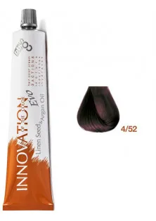 Фарба для волосся червоне дерево фіолетовий Innovation Evo 4/52 за ціною 375₴  у категорії Косметика для волосся Бренд BBcos