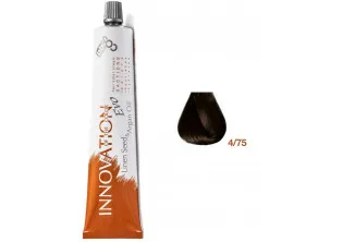 Фарба для волосся каштановий натуральний шоколадний Innovation Evo 4/75 за ціною 375₴  у категорії Переглянуті товари