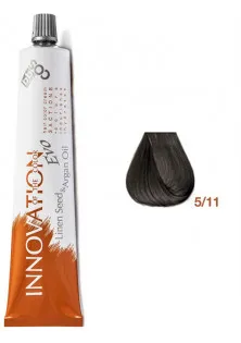 Краска для волос каштановый светлый интенсивный пепельный Innovation Evo 5/11 по цене 375₴  в категории BBcos Эффект для волос Окрашивание