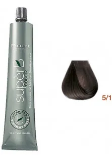 Безаміачна фарба для волосся Super B Hair Color Cream 5/1 в Україні