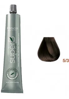 Безаміачна фарба для волосся Super B Hair Color Cream 5/3 в Україні