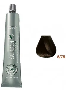 Безаміачна фарба для волосся Super B Hair Color Cream 5/75 за ціною 360₴  у категорії Косметика для волосся Серiя Super B