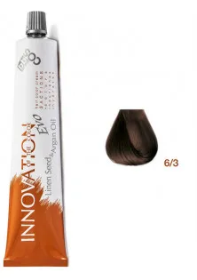 Фарба для волосся блондин темний золотистий Innovation Evo 6/3 за ціною 375₴  у категорії BBcos Тип Фарба для волосся