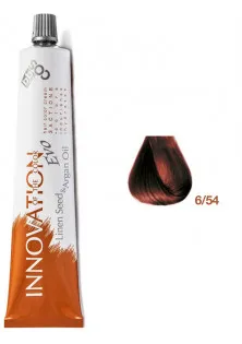 Фарба для волосся червоне дерево з мідним відтінком Innovation Evo 6/54 за ціною 375₴  у категорії Засоби для фарбування волосся
