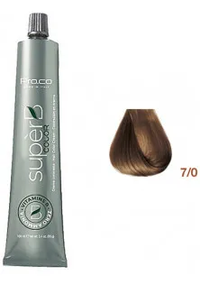 Безаміачна фарба для волосся Super B Hair Color Cream 7/0 за ціною 360₴  у категорії Засоби для фарбування волосся Серiя Super B