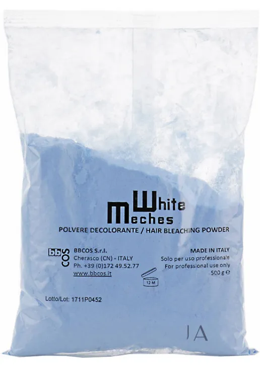 Пудра для волосся освітлююча (пакет) White Meches Plus Bleaching Powder - фото 1