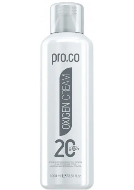 Кремоподібний окислювач для волосся Keratin Color Oxigen Cream 20 Volume - фото 1