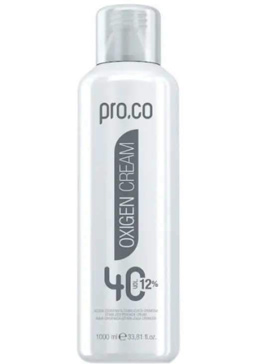 Кремоподібний окислювач для волосся Keratin Color Oxigen Cream 40 Volume - фото 1