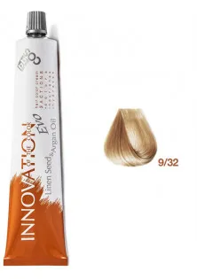 Краска для волос блондин очень светлый медовый Innovation Evo 9/32 по цене 375₴  в категории Перманентная краска для седых волос PBE9 Очень светлый блонд розово-бежевый