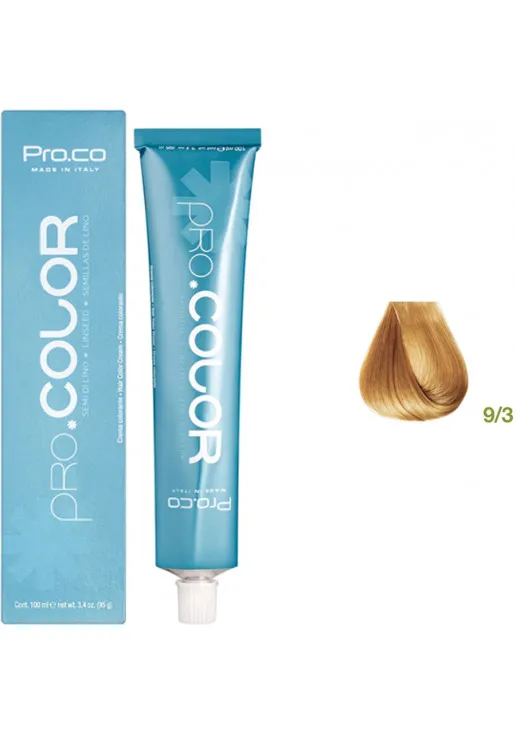 Pro.Co Фарба для волосся Pro.Сolor 9/3 - фото 1