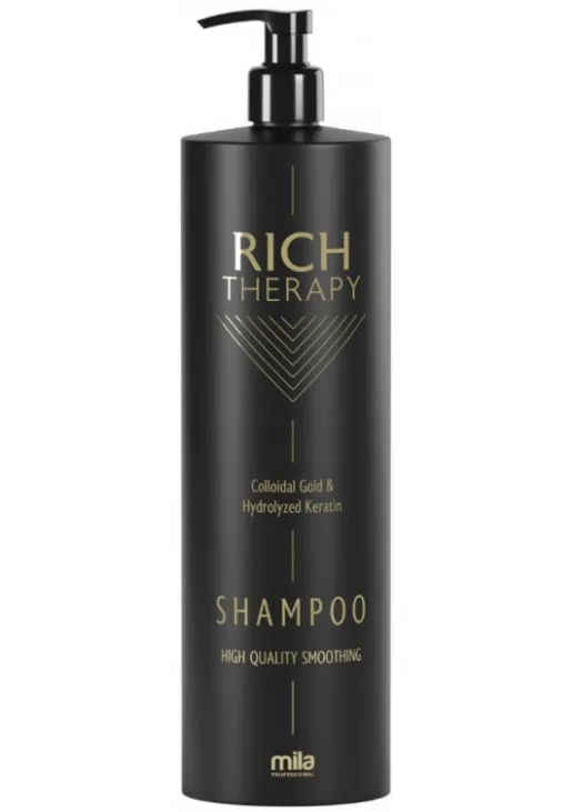 Шампунь з кератином та колоїдним золотом Rich Theraphy Shampoo With Keratin And Colloidal Gold - фото 1