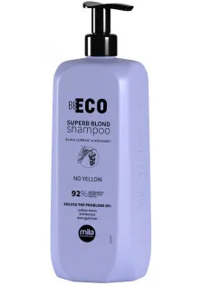 Шампунь для нейтралізації жовтизни волосся Be Eco Superb Blond Shampoo To Neutralize Yellowness