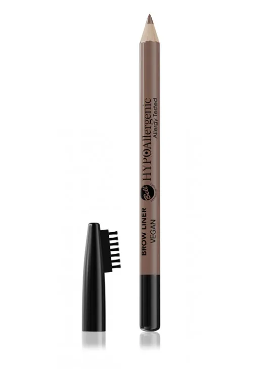 Олівець для брів
 Hypoallergenic Eyebrow Pencil Brow Liner №01 - фото 1