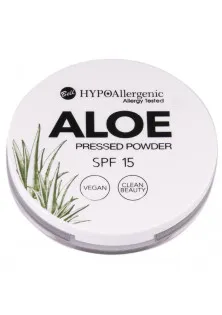Пудра для обличчя пресована Aloe Pressed Powder Hypoallergenic №02 SPF 15 за ціною 224₴  у категорії Пудра для обличчя