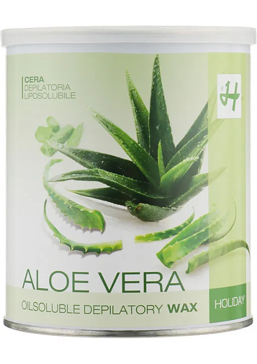 Баночный воск для жестких волос Depilation Wax Aloe Vera