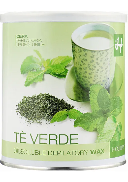 Баночный воск для жестких волос Depilation Wax Green Tea купить по цене 319₴