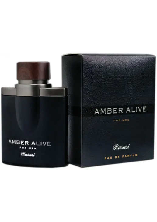 Парфумована вода з квітковим ароматом Amber Alive Men - фото 1