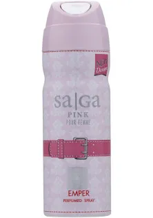 Парфюмированный дезодорант с преобладающим цветочным ароматом Saga Pink по цене 176₴  в категории Парфюмированные дезодоранты