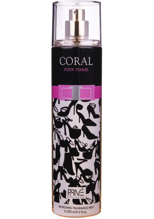 Квітково-фруктовий міст для тіла Coral Parfums Body Mist - фото 1