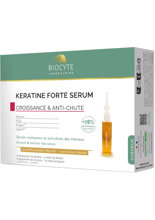 Сироватка проти випадання волосся Keratine Forte Serum Anti-Chute - фото 2