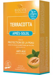 Харчова добавка після засмаги Terracotta Apres Soleil за ціною 1170₴  у категорії Косметика для тіла і ванни Форма випуску Стіки