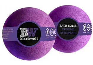 Бомбочка для ванни Фіолетовий коктейль Bath Bomb Purple Coctail за ціною 65₴  у категорії Переглянуті товари