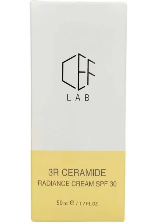 Антиоксидантний денний крем для обличчя 3R Ceramide Radiance Cream SPF 30 - фото 3