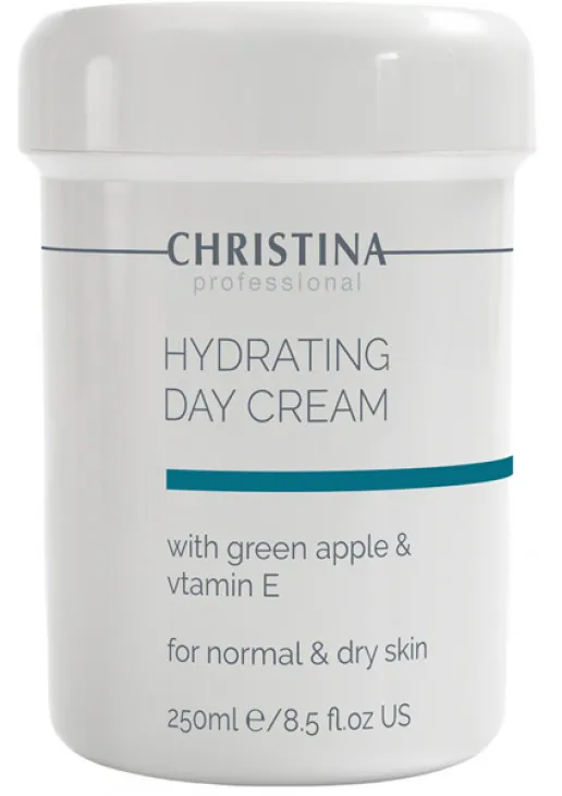 Зволожуючий крем з яблуком та вітаміном Е Hydrating Day Cream Green Apple + Vitamin E - фото 1