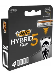 Купити Bic Змінні картриджі для гоління (леза) Flex 5 Hybrid 4 шт вигідна ціна