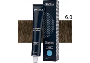 Перманентна крем-фарба Indola Permanent Caring Color №6.0 за ціною 228₴  у категорії Переглянуті товари