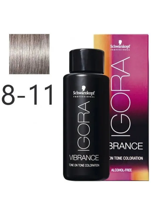 Краска для волос Vibrance Alcohol-Free №8-11 - фото 1