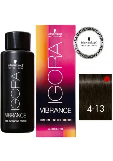 Фарба для волосся Vibrance Alcohol-Free №4-13 за ціною 453₴  у категорії Косметика для волосся Класифікація Професійна