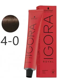 Фарба для волосся Permanent Color Creme №4-0 за ціною 388₴  у категорії Косметика для волосся Серiя Igora